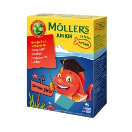 Möller’s Omega- 3 JUNIOR (zemeņu garša) zivju eļļa želejas N45