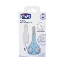 Chicco šķēres ar noapaļotiem galiem, Zils, N1