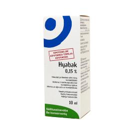 HYABAK acu pilieni 10 ML