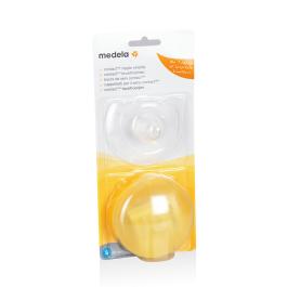 Medela Contact™ silikona krūšu galu aizsargi N2 ar plastmasas uzglabāšanas trauciņu