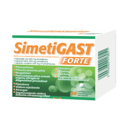 SIMETIGAST FORTE mīkstās kapsulas N60