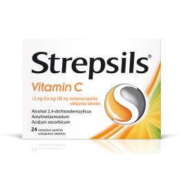 STREPSILS Vitamin C  sūkājamās tabletes N24 