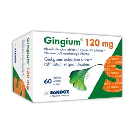 GINGIUM 120mg apvalkotas tabletes N60