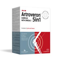 Artroveron 5 in 1 complex with Omega 3 kapsulas N90 