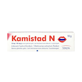 KAMISTAD N 20mg/185mg/g GELS lietošanai mutes dobumā 10 g