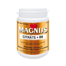 MAGNIJA CITRĀTS+B6 tabletes N100   