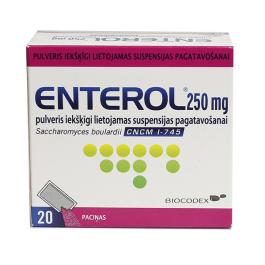 Enterol 250mg pulveris suspensijas pagatavošanai N20