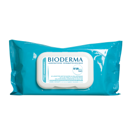 ABCDerm H2O Lingettes mitrās salvetes N60