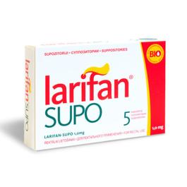 Larifan supo 1,5mg supozitorijs N3